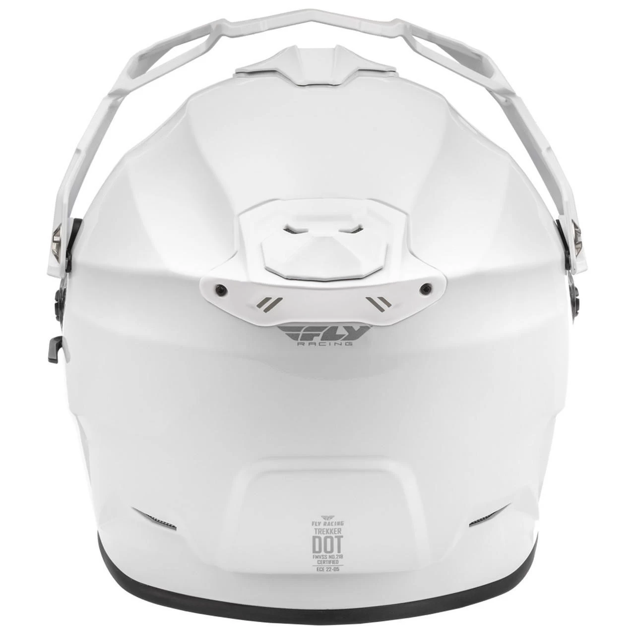 Fly Racing - Trekker Solid Helmet - White 4 Fly Racing - Trekker Solid Helmet - White - Image 2