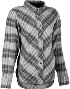 Highway 21 Women's Rogue Flannel - Pink/Grey