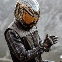 Icon - Men's Chamonix™ Denim Vest -Bell Helmets Store icon mens chamonix denim vest 19717.1690482429