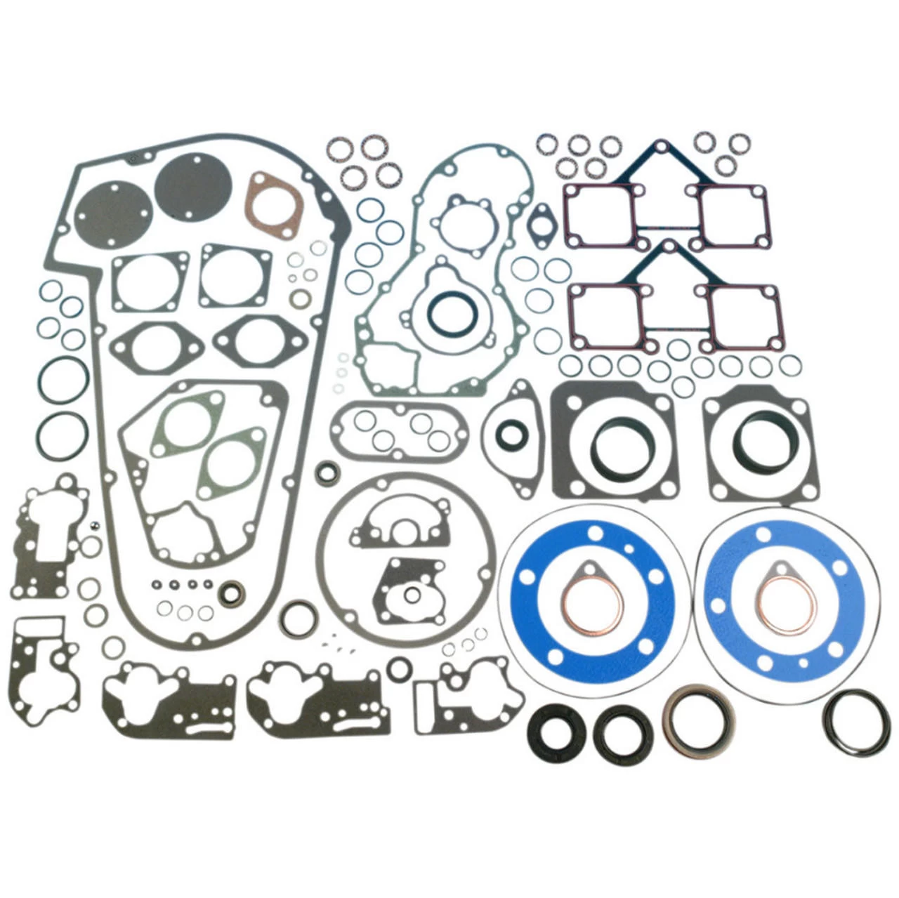 James Gaskets - Complete Gasket Set Fits '66-'84 Shovelhead 4-Speed; Repl. OEM #17029-70/17029-66 3 James Gaskets - Complete Gasket Set Fits '66-'84 Shovelhead 4-Speed; Repl. OEM #17029-70/17029-66