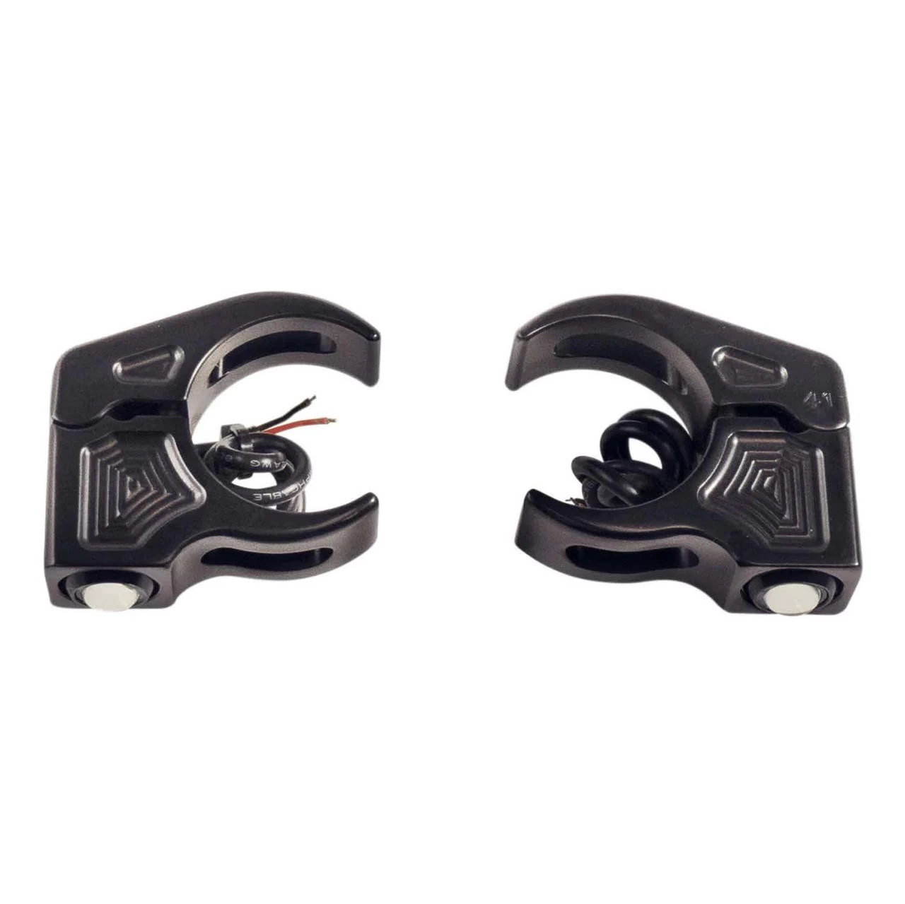 Joker Machine - Black Rat Eye Fork Mount Turn Signals W/ Amber Lens 5 Joker Machine - Black Rat Eye Fork Mount Turn Signals W/ Amber Lens - Image 3