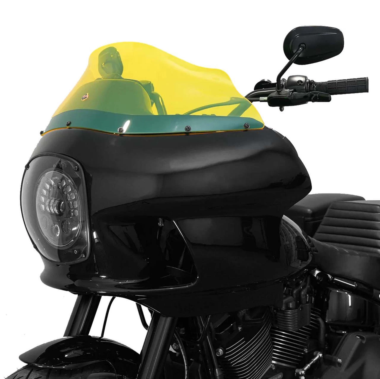 Klock Werks - 9" Yellow Ice Kolor Flare™ Windshield For H-D FXRP Style Fairings 5 Klock Werks - 9" Yellow Ice Kolor Flare™ Windshield For H-D FXRP Style Fairings - Image 3