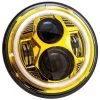 Lectric Lighting Co. - Gold 7" Color Collection Wide-Array LED Headlight W/ Full-HALO -Bell Helmets Store letric lighting co lectric lighting co gold 7 color collection wide array led headlight w full halo 39724.1690485718