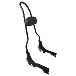 MotherWell - Matte Black 23" Quick Release Sissy Bar W/ Pad - Fits '18 & Up Deluxe, Heritage Classic, Slim, Standard, Street Bob