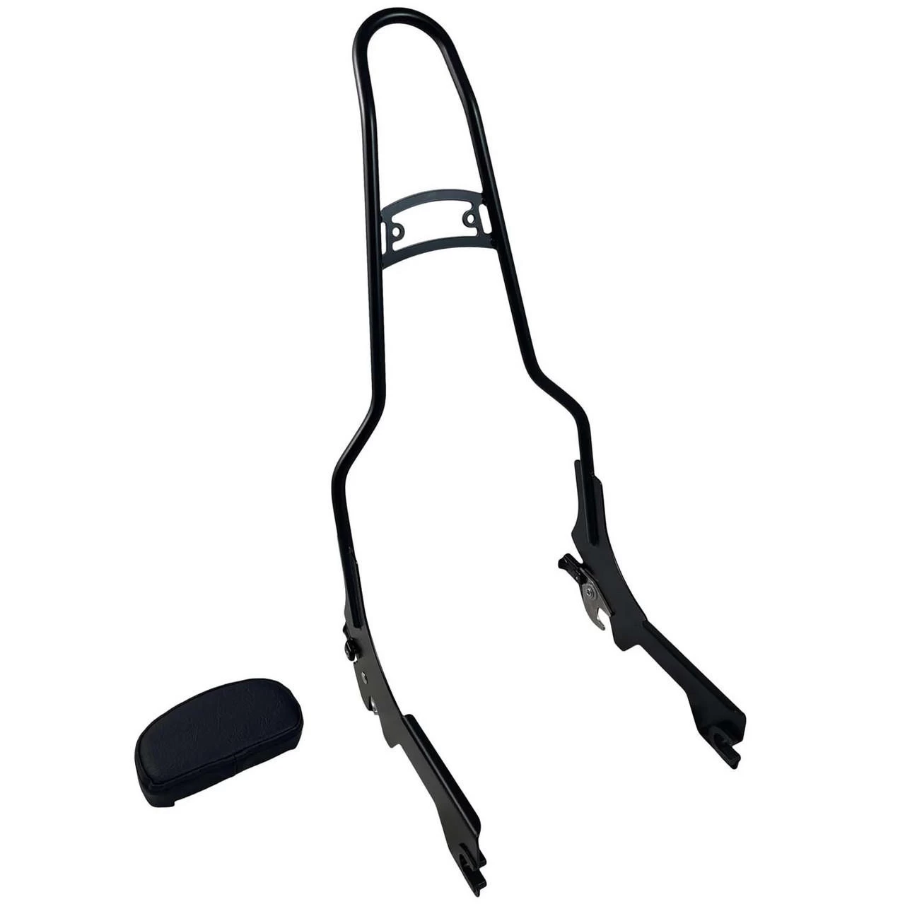 MotherWell - Matte Black 23" Quick Release Sissy Bar W/ Pad - Fits '18 & Up Deluxe, Heritage Classic, Slim, Standard, Street Bob 4 MotherWell - Matte Black 23" Quick Release Sissy Bar W/ Pad - Fits '18 & Up Deluxe, Heritage Classic, Slim, Standard, Street Bob - Image 2