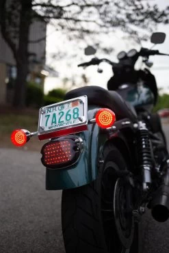 Motorcycle Supply Co. - Harley LED Turn Signal Insert - 1156 (Single Filament) - Red -Bell Helmets Store motorcycle supply co harley led turn signal insert 1156 single filament red 26609.1690491453