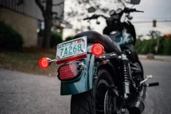 Motorcycle Supply Co. - Harley LED Turn Signal Insert - 1156 (Single Filament) - Red -Bell Helmets Store motorcycle supply co harley led turn signal insert 1156 single filament red 57743.1690488563