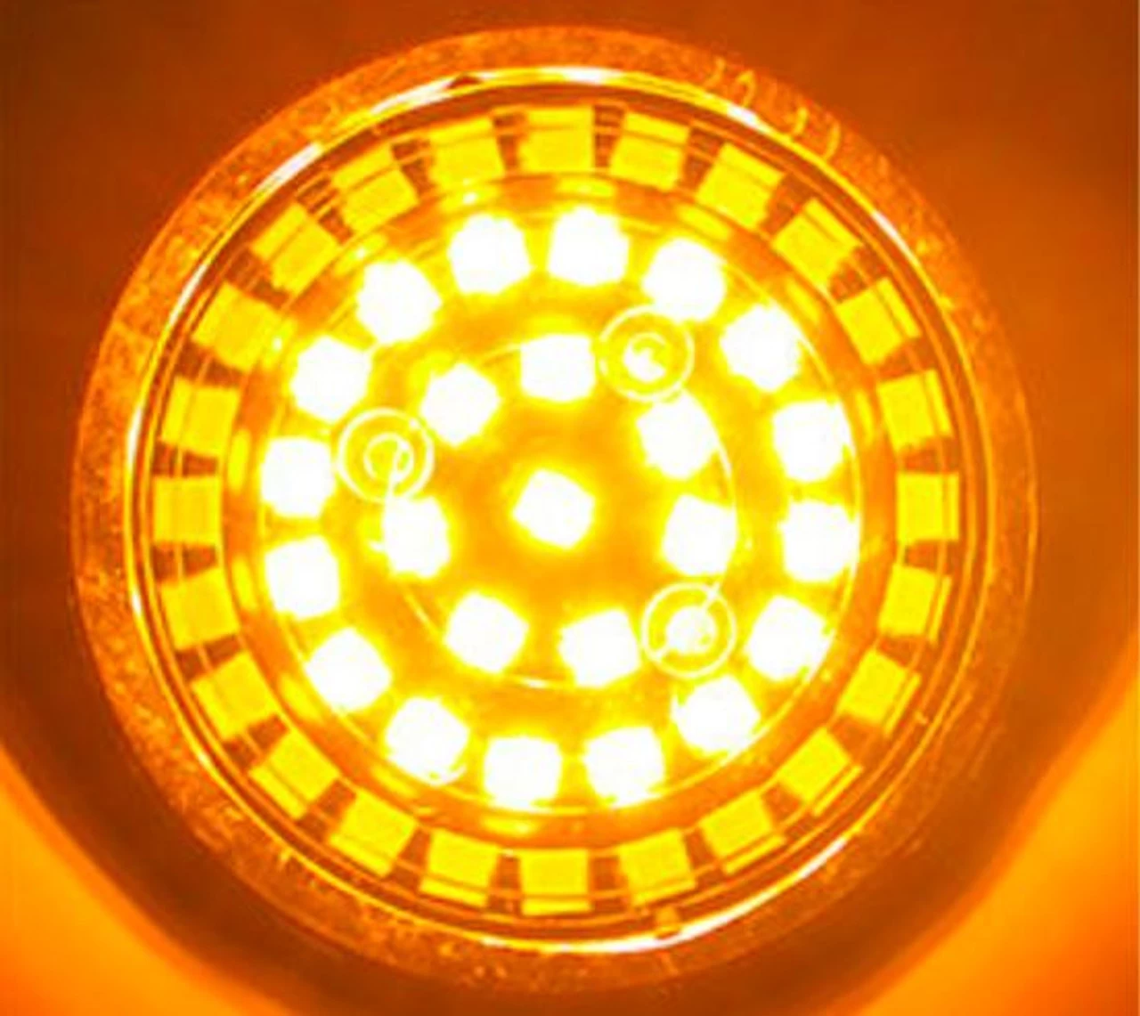 Motorcycle Supply Co. - Harley LED Turn Signal Insert - 1157 (Dual Filament) - White/ Yellow 5 Motorcycle Supply Co. - Harley LED Turn Signal Insert - 1157 (Dual Filament) - White/ Yellow - Image 3