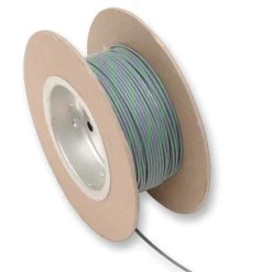 Namz - 18-Gauge OEM Color Wire 100' Length - Gray/Green
