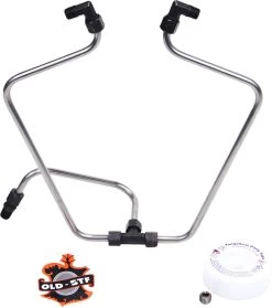 Old-STF Cycle - Stainless/Black Rocker Box Split Oil Line Fits '66-'84 Shovelhead 7 Old-STF Cycle - Stainless/Black Rocker Box Split Oil Line Fits '66-'84 Shovelhead -Bell Helmets Store old stf cycle stainlessblack rocker box split oil line fits 66 84 shovelhead 73129.1690316161