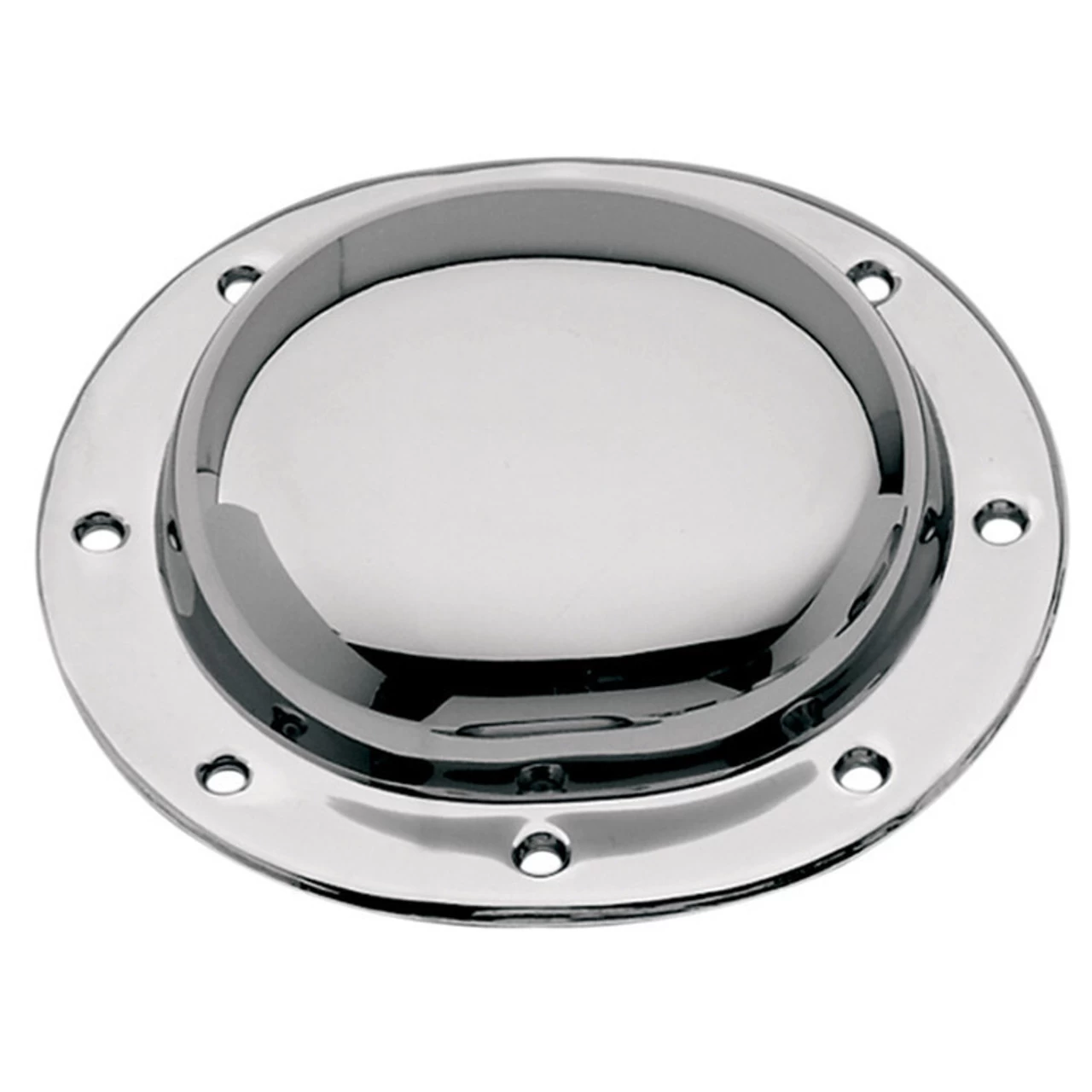 Paughco - Smooth-Style Derby Cover Fits '36-'64 Big Twin Models - Chrome (Repl. OEM #60557-36) 3 Paughco - Smooth-Style Derby Cover Fits '36-'64 Big Twin Models - Chrome (Repl. OEM #60557-36)