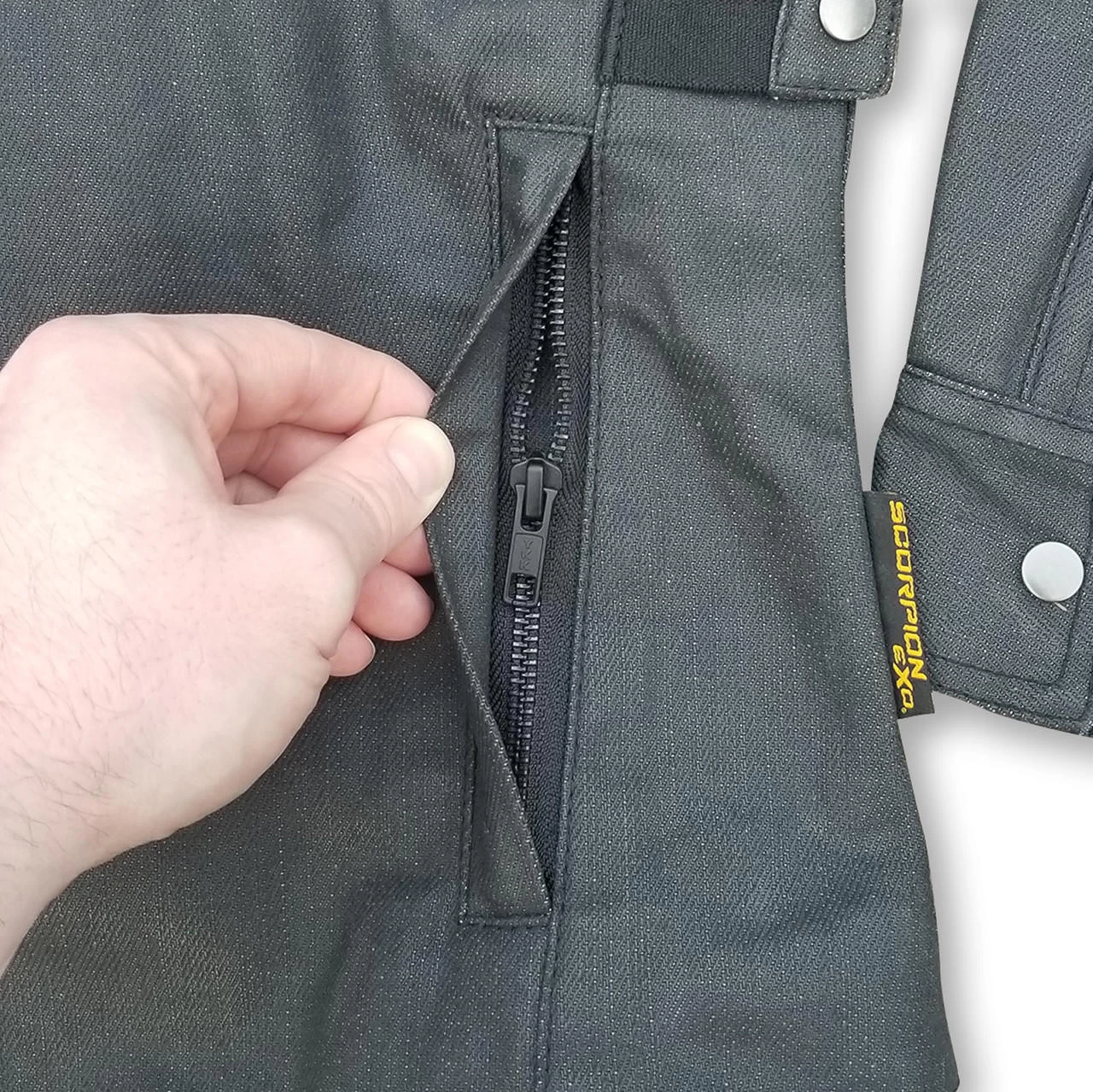 Scorpion - Women's Black Covert Wax Riding Shirt 7 Scorpion - Women's Black Covert Wax Riding Shirt - Image 5