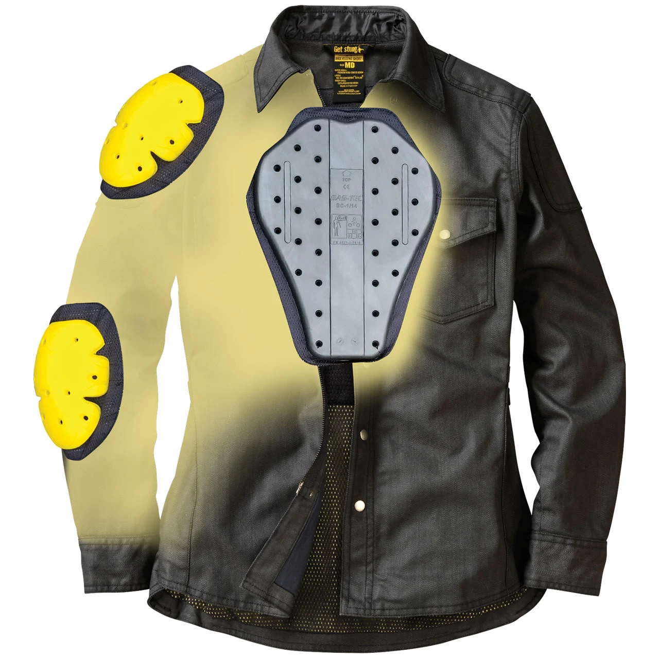 Scorpion - Women's Black Covert Wax Riding Shirt 6 Scorpion - Women's Black Covert Wax Riding Shirt - Image 4