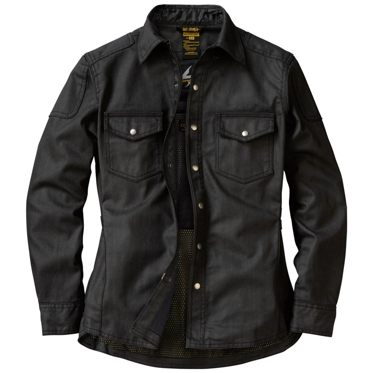 Scorpion - Women's Black Covert Wax Riding Shirt 3 Scorpion - Women's Black Covert Wax Riding Shirt