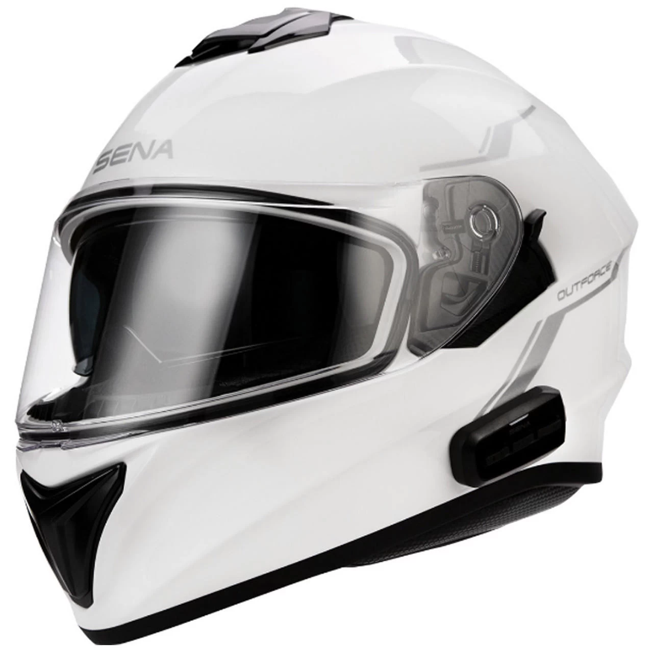 SENA - Glossy White OutForce Helmet 3 SENA - Glossy White OutForce Helmet