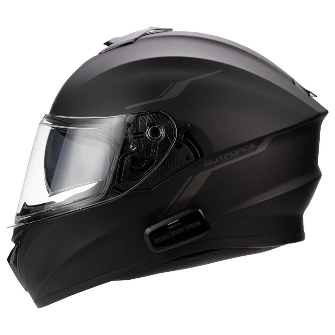 SENA - Matte Black OutForce Helmet 9 SENA - Matte Black OutForce Helmet - Image 7