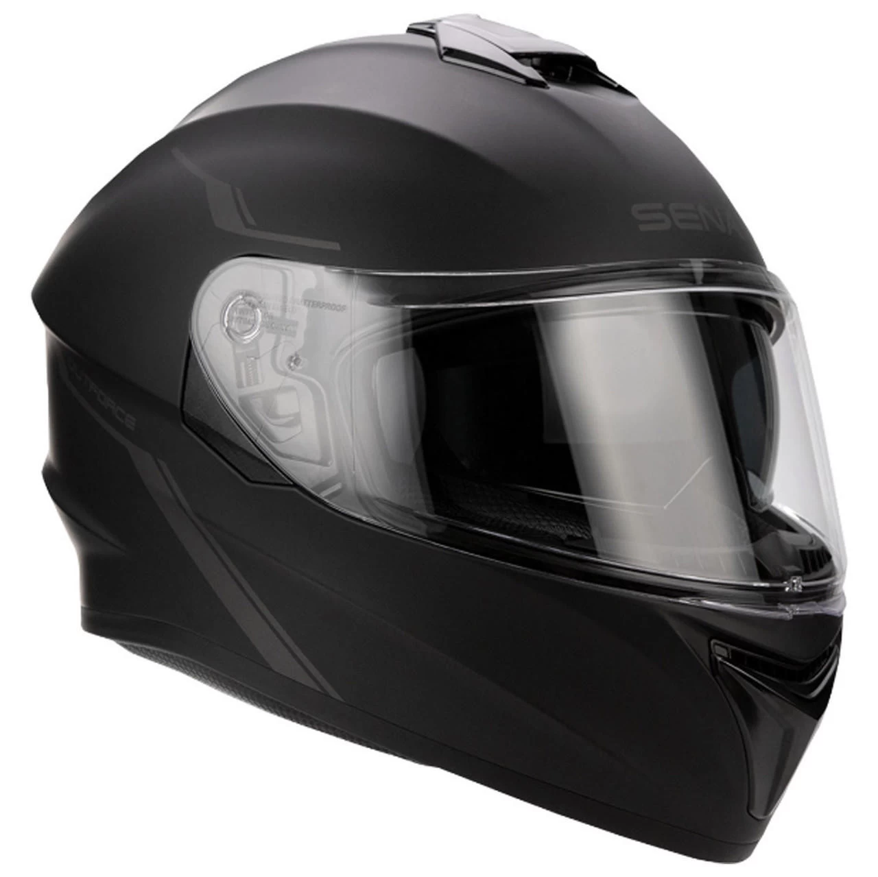 SENA - Matte Black OutForce Helmet 4 SENA - Matte Black OutForce Helmet - Image 2