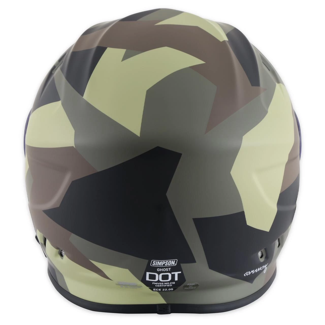 Simpson Helmets - Ghost Bandit DOT Approved Helmet - Comanche 8 Simpson Helmets - Ghost Bandit DOT Approved Helmet - Comanche - Image 6