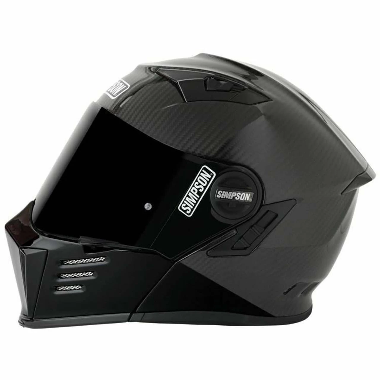 Simpson - Carbon Fiber Mod Bandit Helmet 4 Simpson - Carbon Fiber Mod Bandit Helmet - Image 2