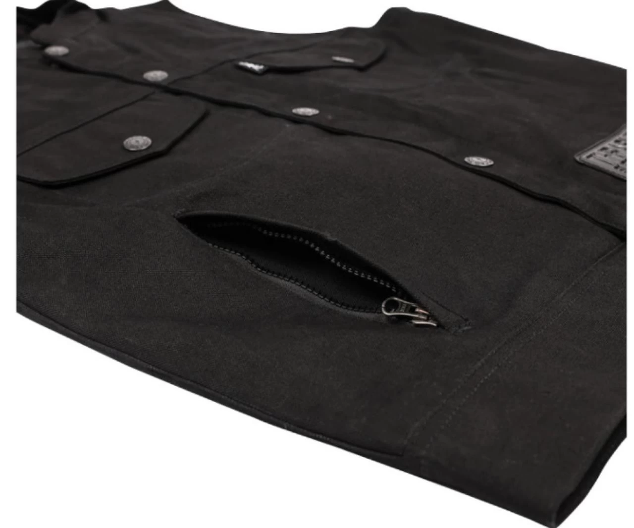 Thrashin Supply - Nightrider V2 Riding Vest - Black 8 Thrashin Supply - Nightrider V2 Riding Vest - Black - Image 6