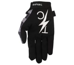 Thrashin Supply - Stars & Bolts Stealth Gloves - Black/Gray -Bell Helmets Store thrashin supply stars and bolts stealth gloves blackgray 81788.1690315410