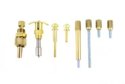 S&S Shorty Carburetor Accent Kit Brass -Bell Helmets Store v twin manufacturing sands shorty carburetor accent kit brass 95082.1698260316