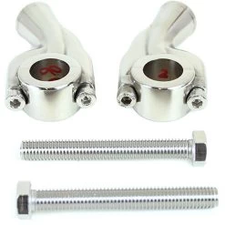 V-Twin - Stainless Steel 1" Pullback Riser Set -Bell Helmets Store v twin manufacturing v twin stainless steel 1 pullback riser set 78806.1690311631