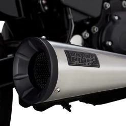Vance And Hines - Brushed Stainless Steel 2-Into-1 Upsweep Exhaust System Fits '91-'17 Dyna Models 7 Vance And Hines - Brushed Stainless Steel 2-Into-1 Upsweep Exhaust System Fits '91-'17 Dyna Models -Bell Helmets Store vance and hines brushed stainless steel 2 into 1 upsweep exhaust system fits 91 17 dyna models 33027.1700941698