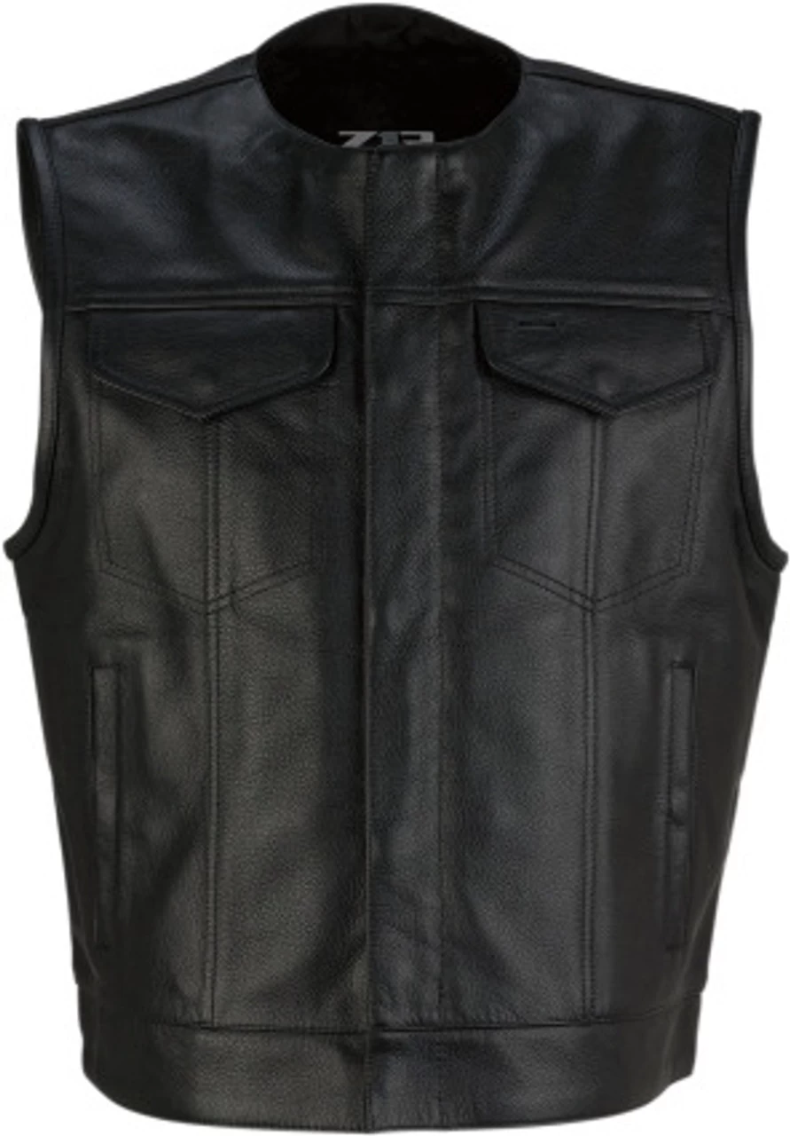 Z1R - Ganja Leather Vest 3 Z1R - Ganja Leather Vest