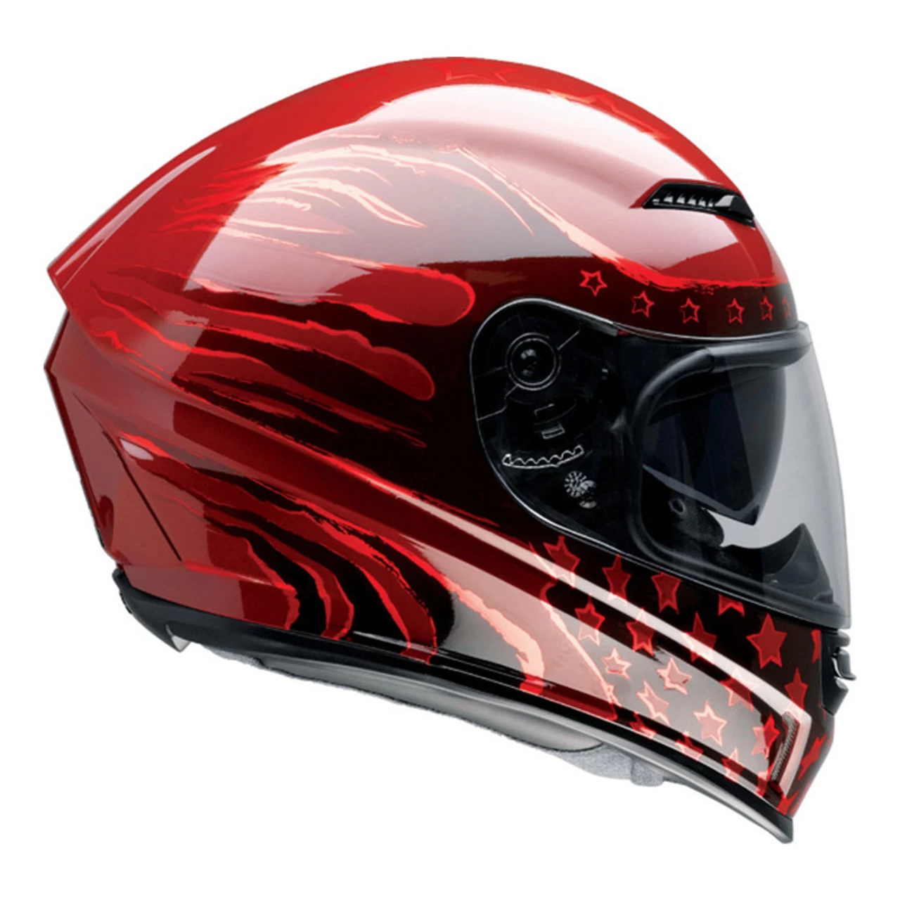 Z1R - Jackal Patriot Full-Face Helmet - Red 5 Z1R - Jackal Patriot Full-Face Helmet - Red - Image 3